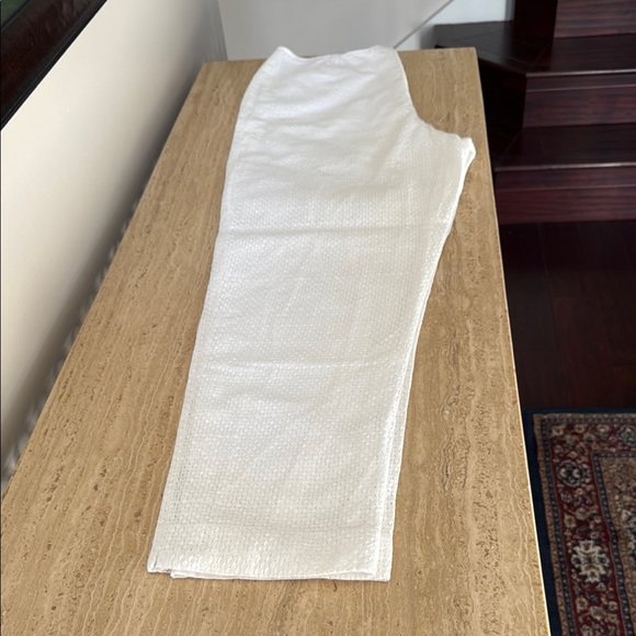 Talbots White Straight Leg Pants - Picture 1 of 9